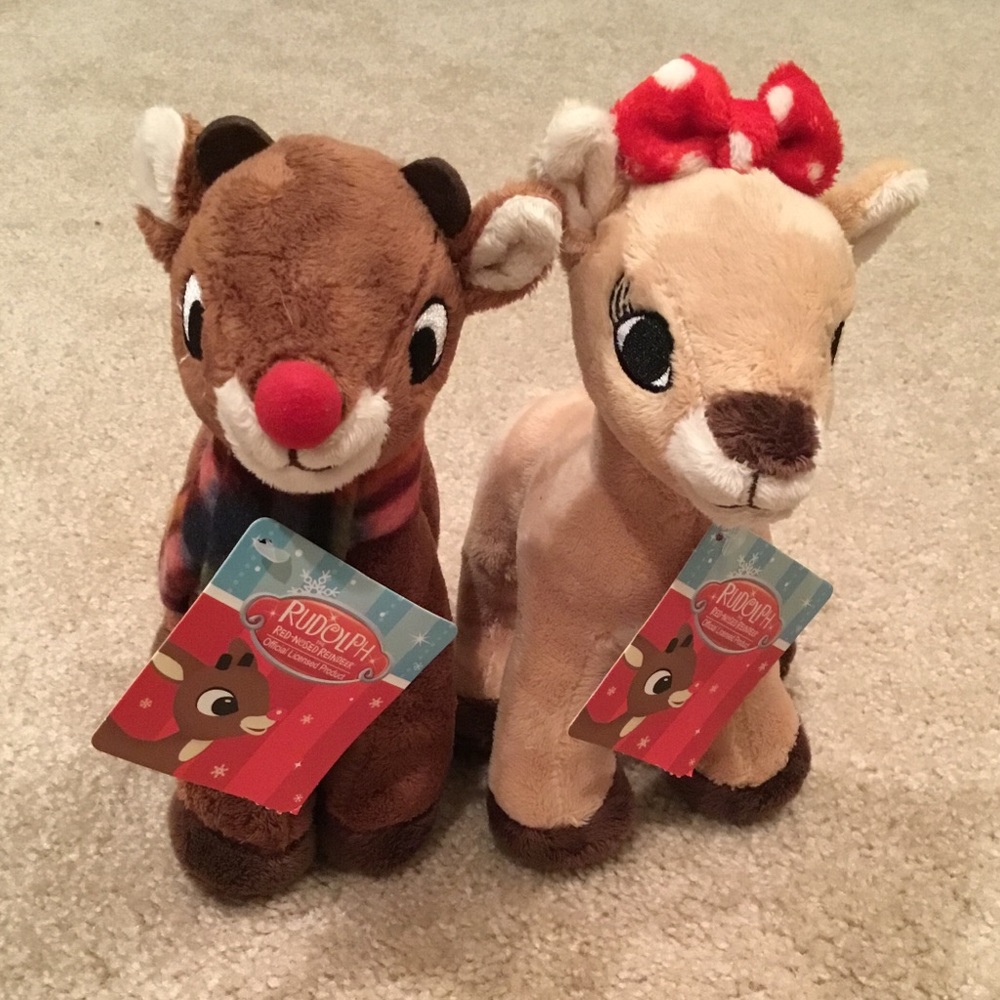 Rudolph and Clarice Stuffed Animal Bundle - Picture 3 of 7